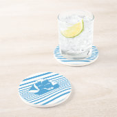 Dessous De Verre En Grès Voilier (Côté)