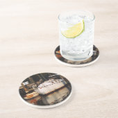 Dessous De Verre En Grès Voilier Compac À Slip (Côté)