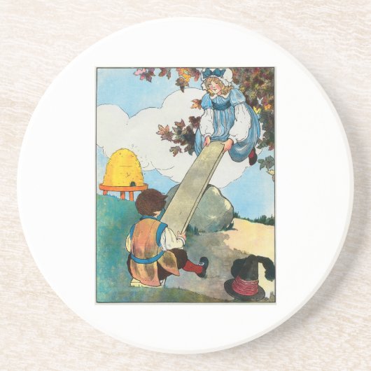 Dessous De Verre En Grès Voir, Margery Daw, (Devant)