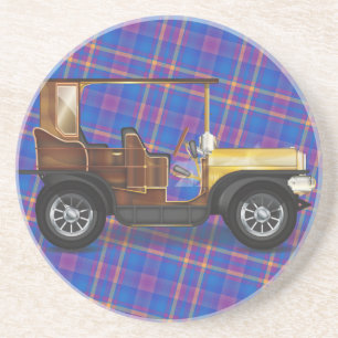 Dessous De Verre En Grès Voiture Classique