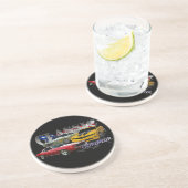 Dessous De Verre En Grès Voiture classique (Côté)