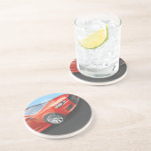 Dessous De Verre En Grès Voiture de sport (Côté)