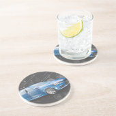 Dessous De Verre En Grès Voiture de sport (Côté)