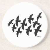 Dessous De Verre En Grès Vol de pigeons (Devant)