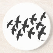 Dessous De Verre En Grès Vol de pigeons (Devant)