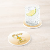 Dessous De Verre En Grès Volant (Côté)