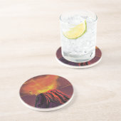 Dessous De Verre En Grès Volcan du Mexique (Côté)