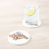 Dessous De Verre En Grès Voler des cochons (Côté)