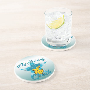 Dessous De Verre En Grès Voler Pêche poussette #7