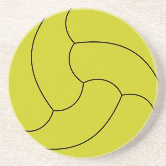 Dessous De Verre En Grès Volley-ball (Devant)