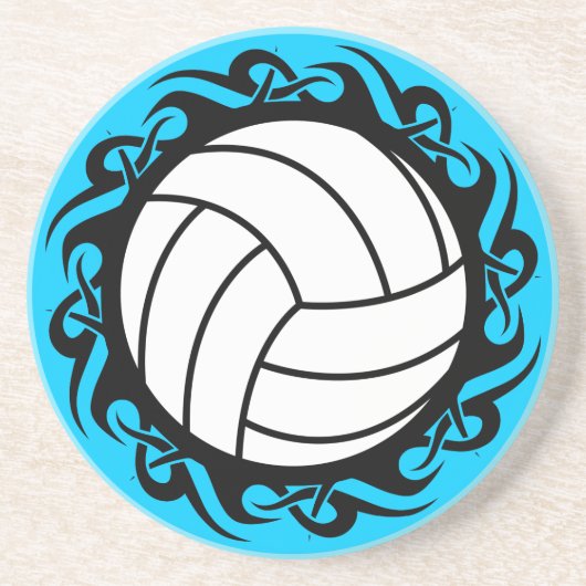 Dessous De Verre En Grès volley-ball tribal (Devant)