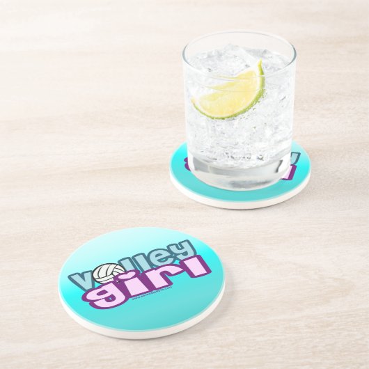 Dessous De Verre En Grès Volley fille (Côté)