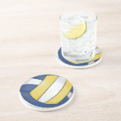 Dessous De Verre En Grès Volleyball (Côté)