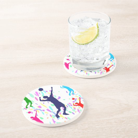 DESSOUS DE VERRE EN GRÈS VOLLEYBALL (Côté)