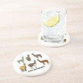 Dessous De Verre En Grès Vous avez des alpacas ? (Côté)