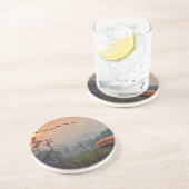 Dessous De Verre En Grès Voyage (Côté)
