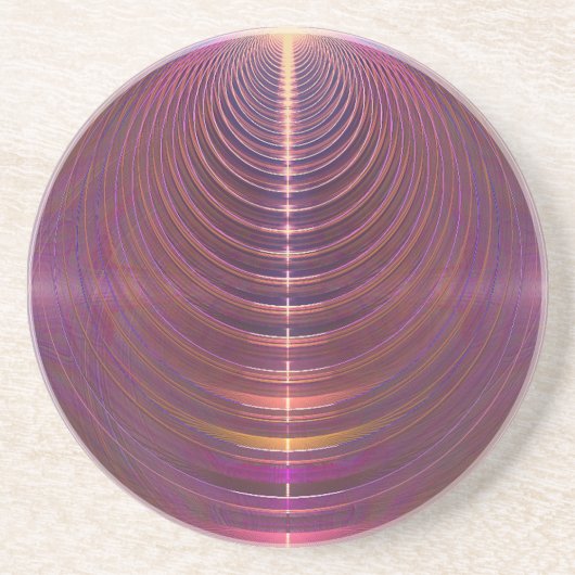Dessous De Verre En Grès Voyage au mandala d'âme (Devant)