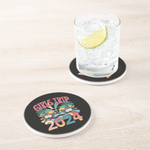 Dessous De Verre En Grès Voyage des filles Groovy 2024 Week-end Été Plage
