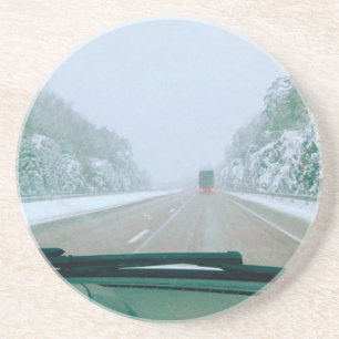 Dessous De Verre En Grès Voyage en Suède sous la neige