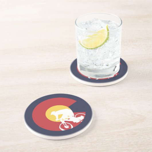 Dessous De Verre En Grès VTT Colorado (Côté)