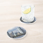 Dessous De Verre En Grès Vue de bord de mer de Miami (Côté)