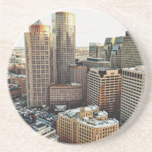 Dessous De Verre En Grès Vue de Boston