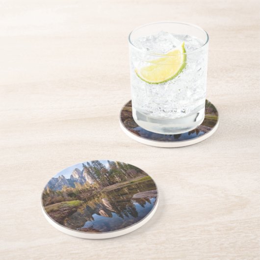 Dessous De Verre En Grès Vue des crêtes de cathédrale (Côté)