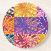 DESSOUS DE VERRE EN GRÈS WAGON WHEEL (Devant)