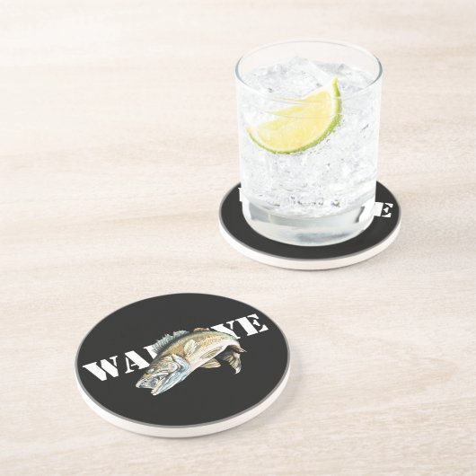 Dessous De Verre En Grès Walleye (Côté)