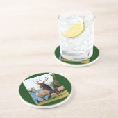 Dessous De Verre En Grès Wapiti (Côté)