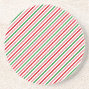 Dessous De Verre En Grès Watermelon Summer Stripes Motif-56206