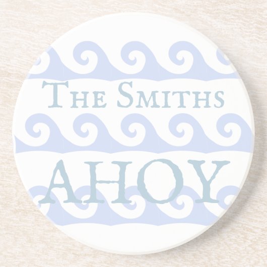 Dessous De Verre En Grès Waves (Devant)