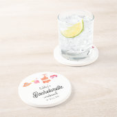 Dessous De Verre En Grès Week-end de plage en bikini pour future mariée  (Côté)