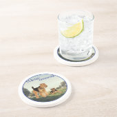 Dessous De Verre En Grès Welsh Terriers (Côté)