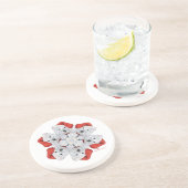 Dessous De Verre En Grès Westie Snowflake (Côté)