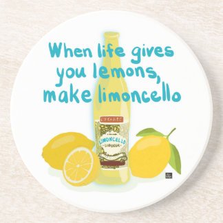 Dessous De Verre En Grès When Life Gives You Lemons - Make Limoncello
