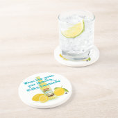Dessous De Verre En Grès When Life Gives You Lemons - Make Limoncello (Côté)
