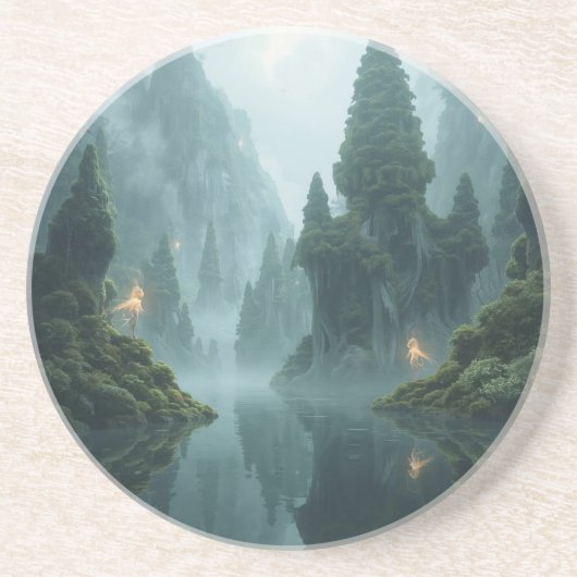 Dessous De Verre En Grès Where Winged Spirits Wander (Devant)