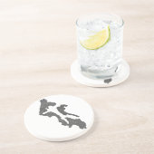 Dessous De Verre En Grès Whidbey Island Island County Map Design (Côté)