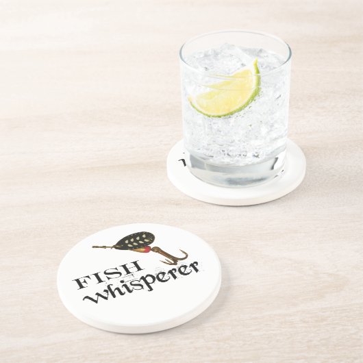 Dessous De Verre En Grès Whisperer de poisson (Côté)