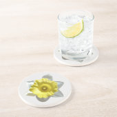 Dessous De Verre En Grès White Daffodil Sandstone Coaster (Côté)