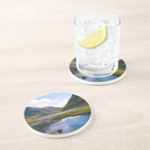 Dessous De Verre En Grès wiew nature, montagne