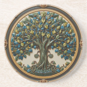Dessous De Verre En Grès William Morris arbre de vie Vintage préraphaélite