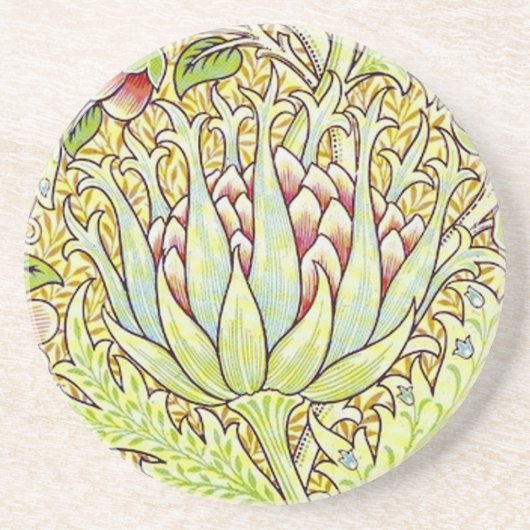 Dessous De Verre En Grès William Morris "Artichoke" (Devant)