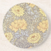 Dessous De Verre En Grès William Morris Chrysanthemum Fleurs maman (Devant)