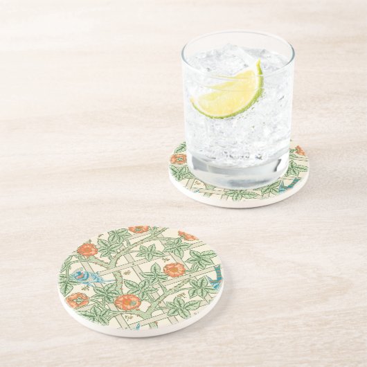 Dessous De Verre En Grès William Morris Trellis Victorian Wallpaper (Côté)