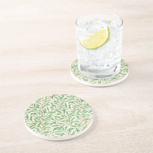 Dessous De Verre En Grès Willow Bough William Morris Motif (Côté)