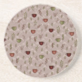 Dessous De Verre En Grès Winter Coffee Journey (Devant)