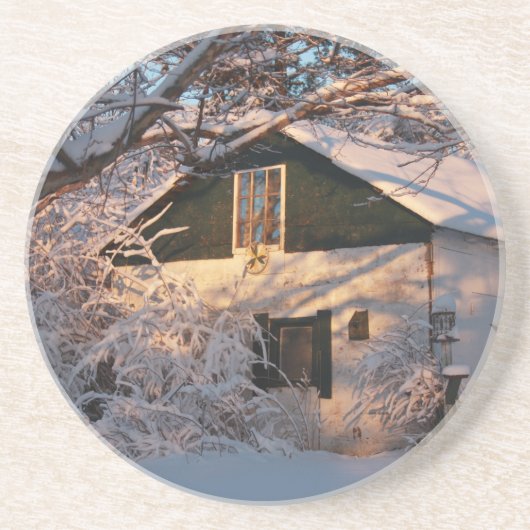 Dessous De Verre En Grès Winter Wonderland (Devant)