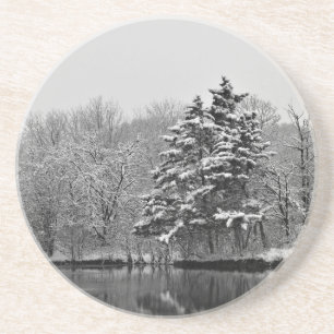 Dessous De Verre En Grès Winter Wonderland